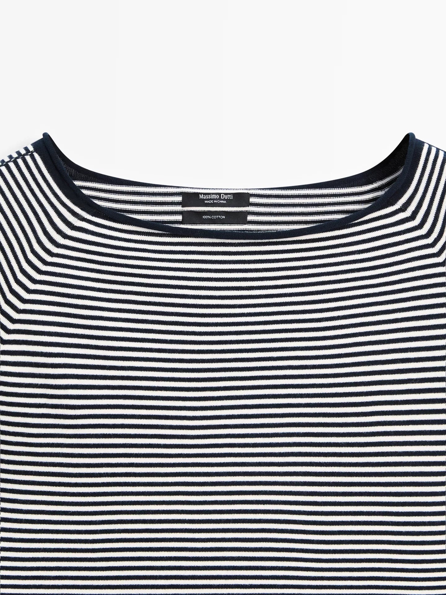 Striped Cotton Knit Top