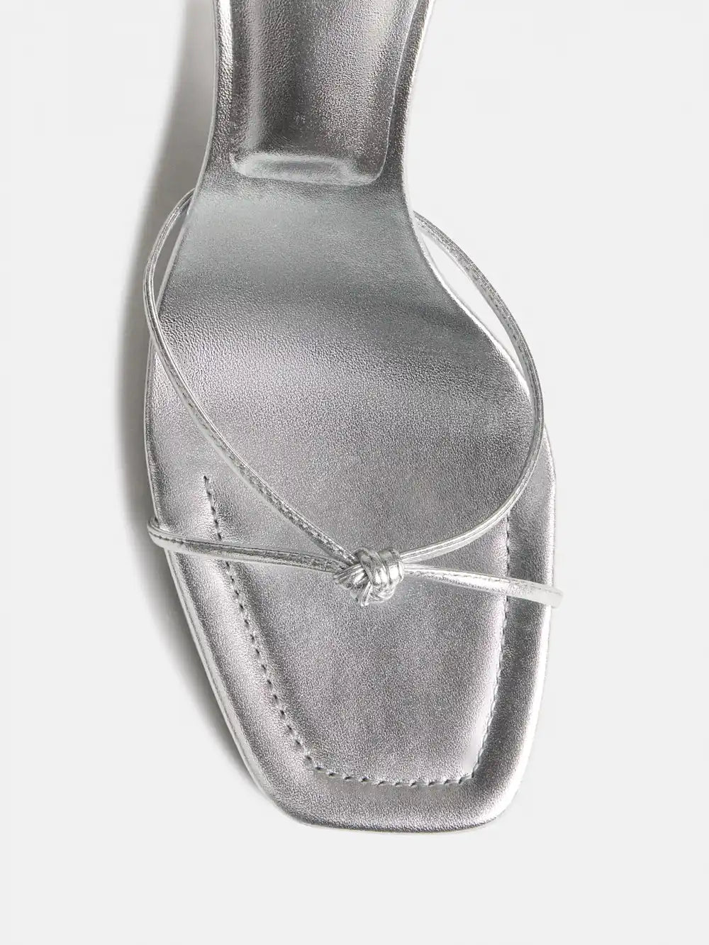 Cooper Silver Heeled Sandal