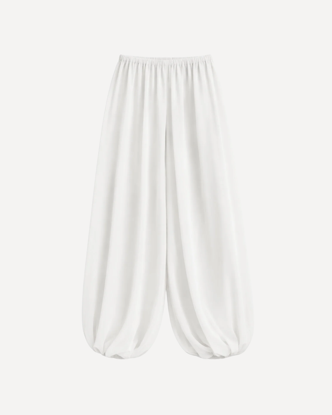【新品未使用】roughlow sheer balloon pants ホワイト Mio Sheer Balloon Pants