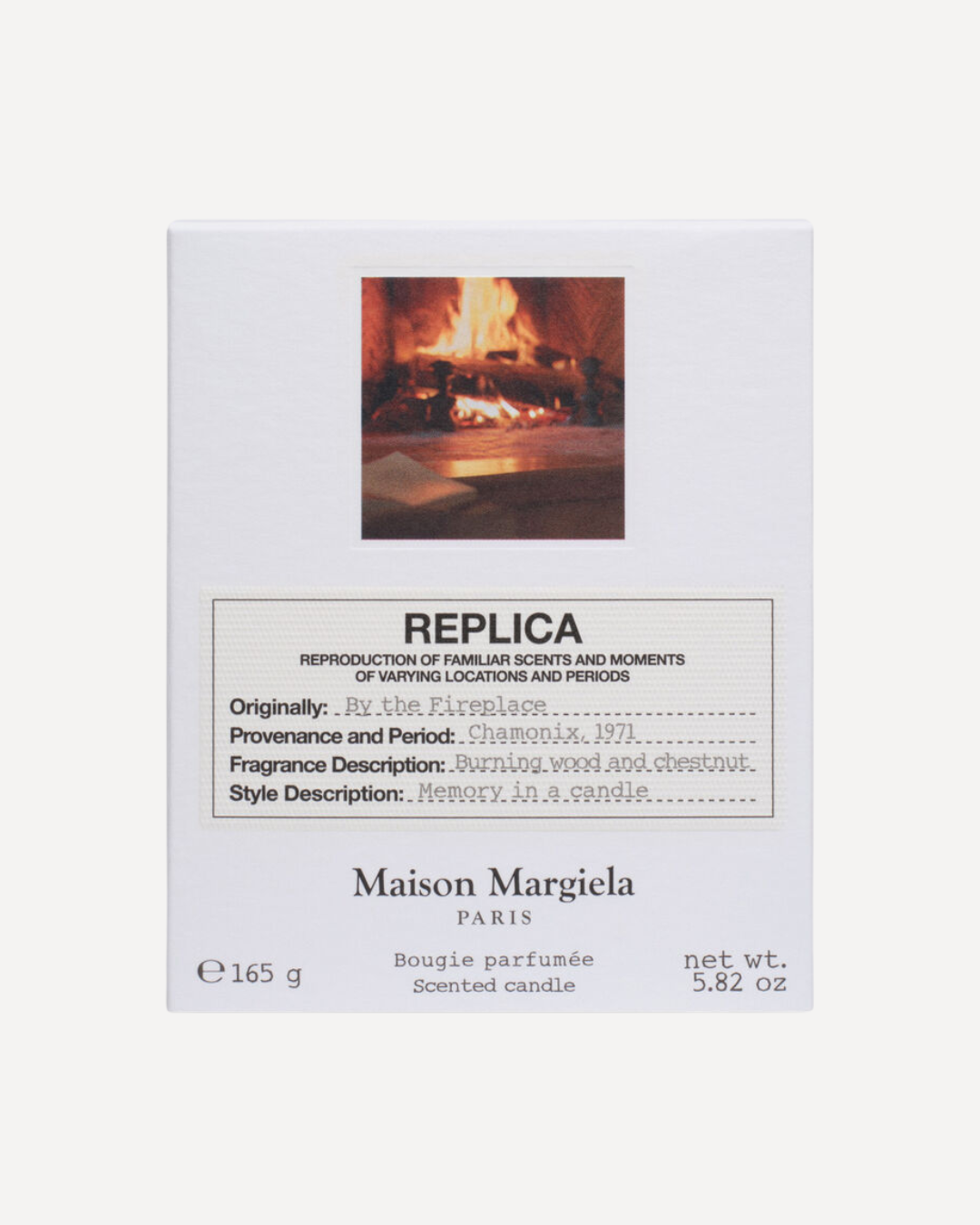 Replica By the Fireplace candle