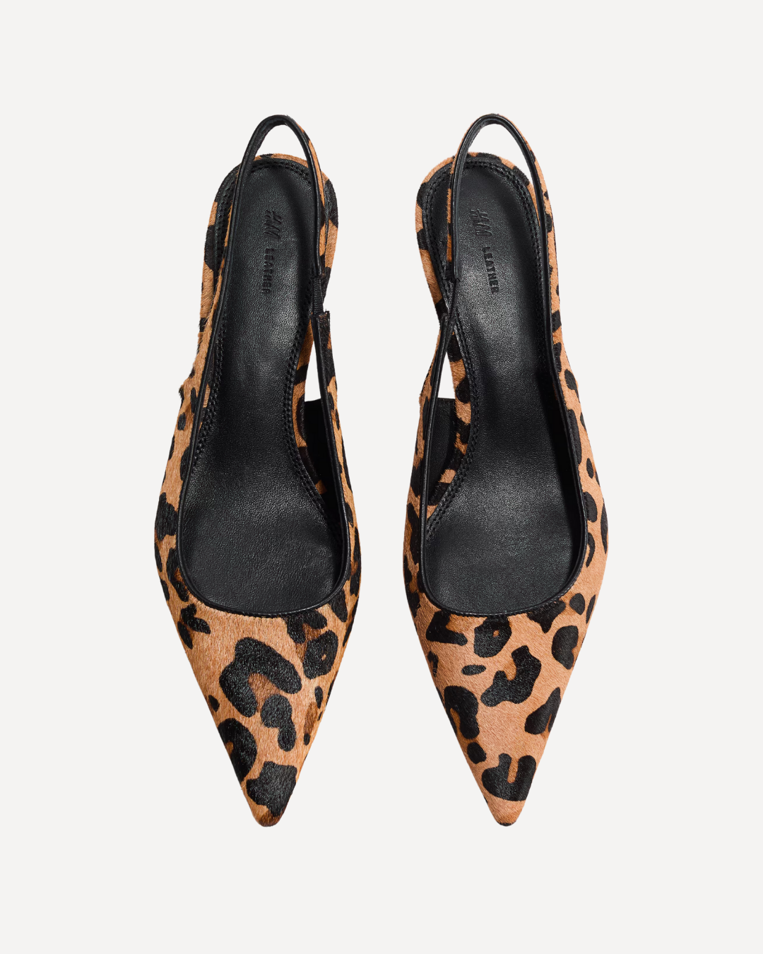 Kitten Heel Leopard Slingback
