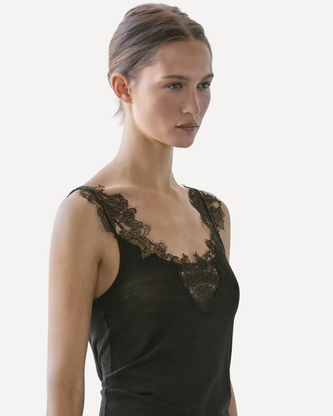 Strappy Lace Knit Top