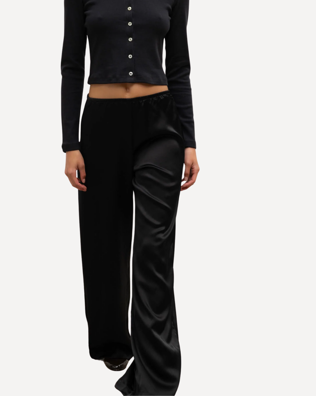 Satin Wide Leg Pant