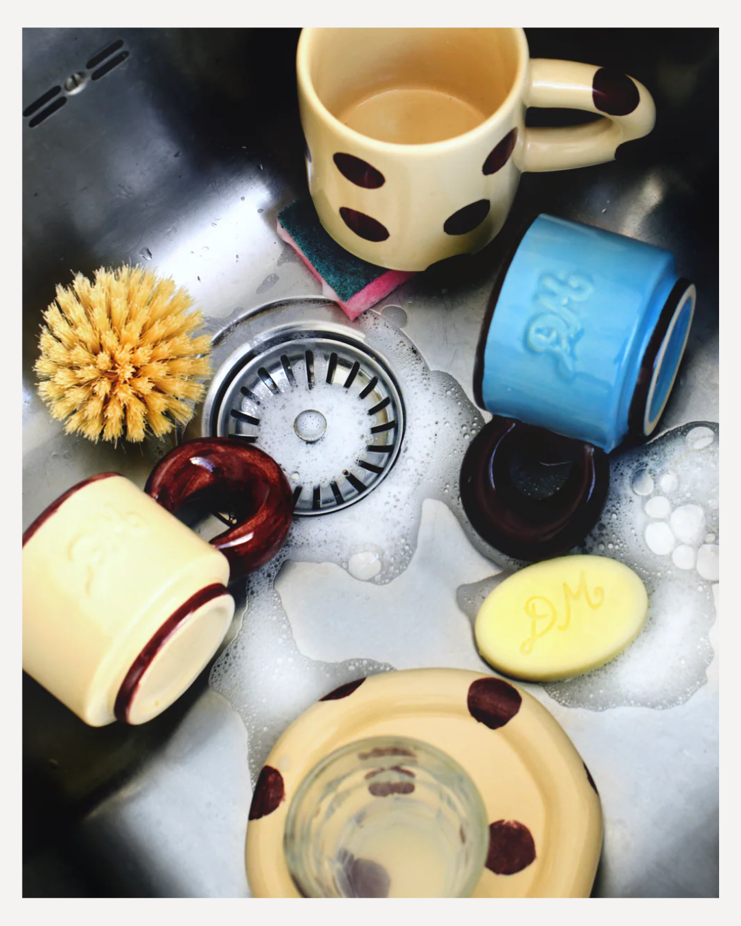 Hand Painted Dot Mug