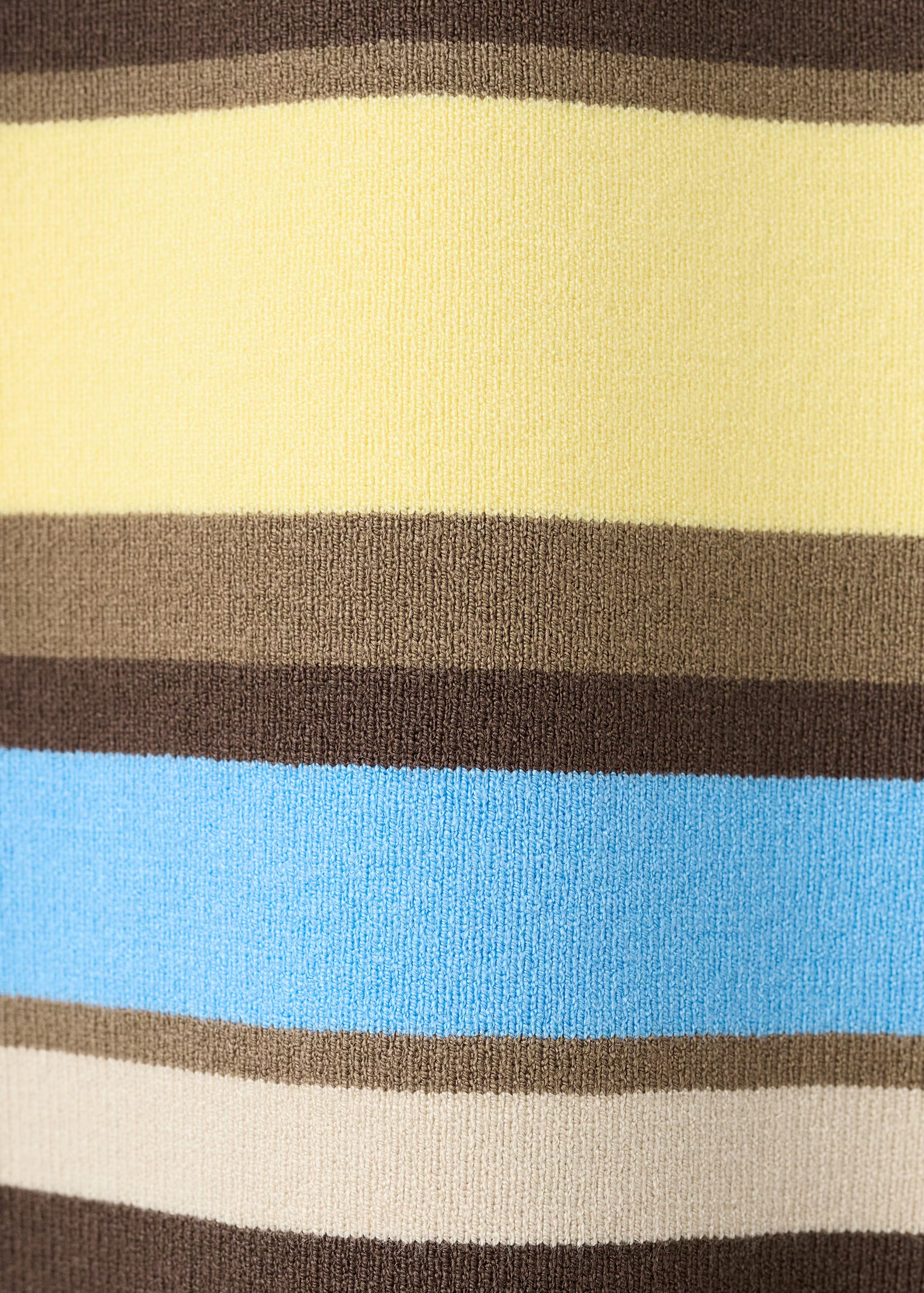 Striped Snitted Shorts