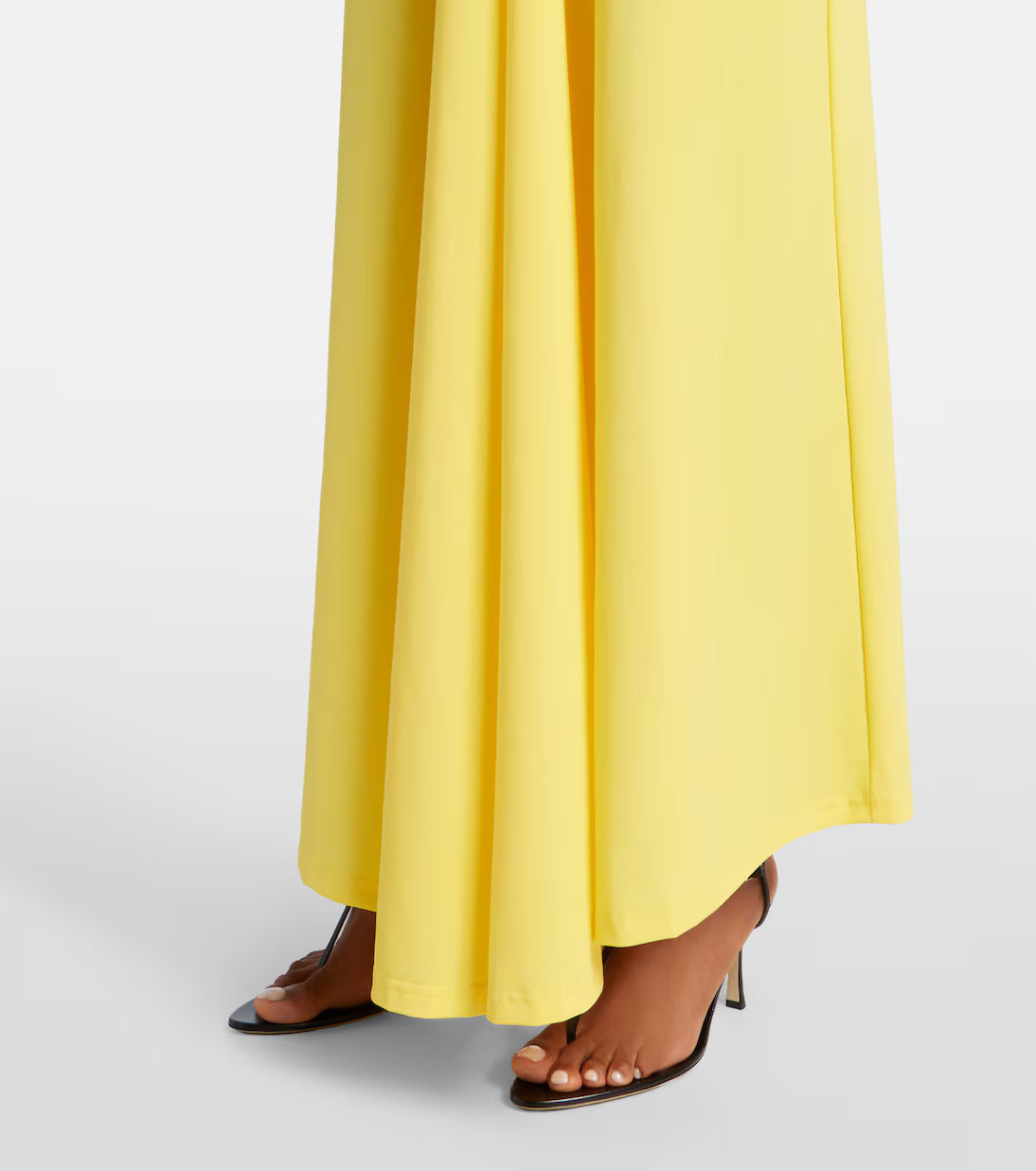 Embellished Ruched Maxi Dress
