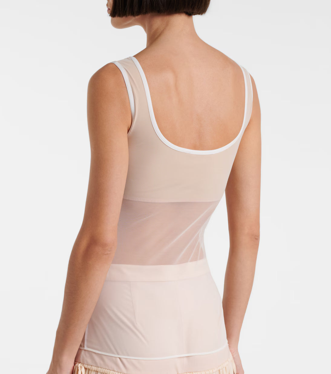 Semi-Sheer Tank Top