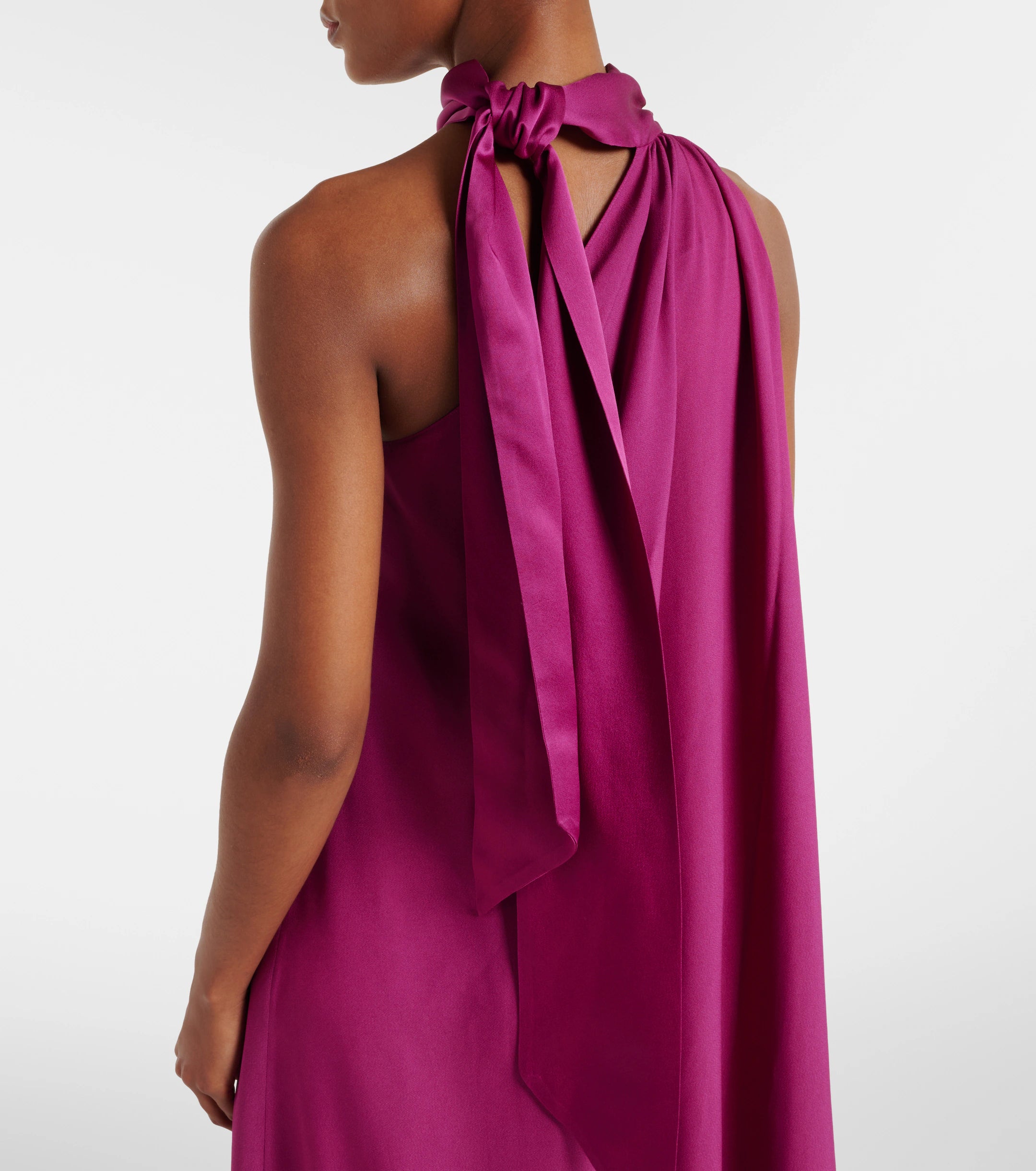 Astor Scarf-detail Maxi Dress