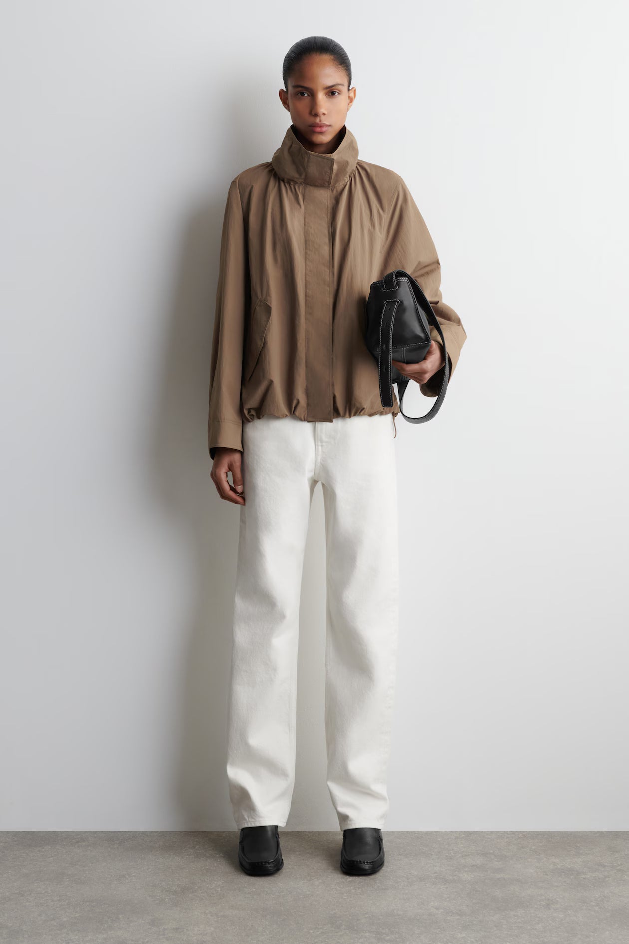 Chord White Straight Jeans