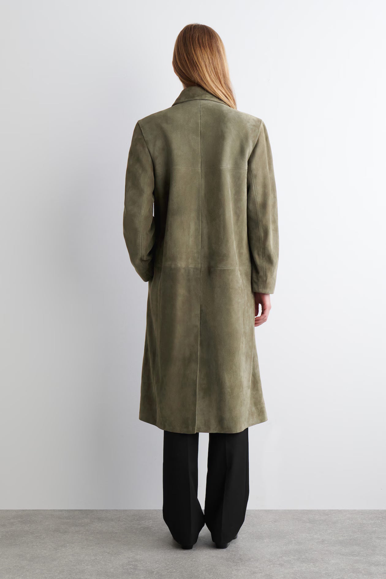 Long Suede Coat