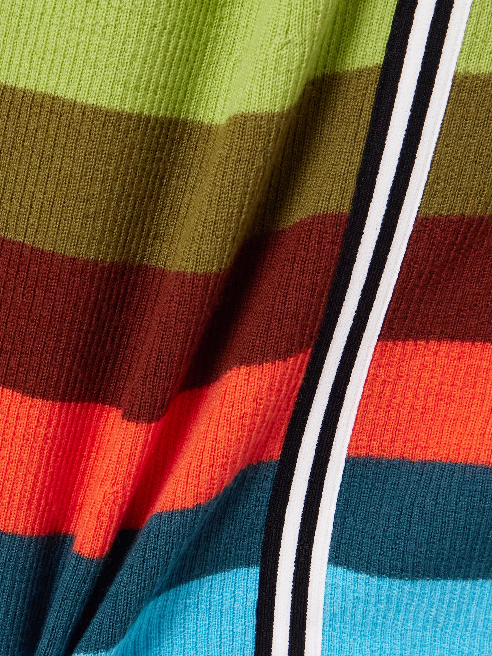 Striped Ribbed Maxi Dress