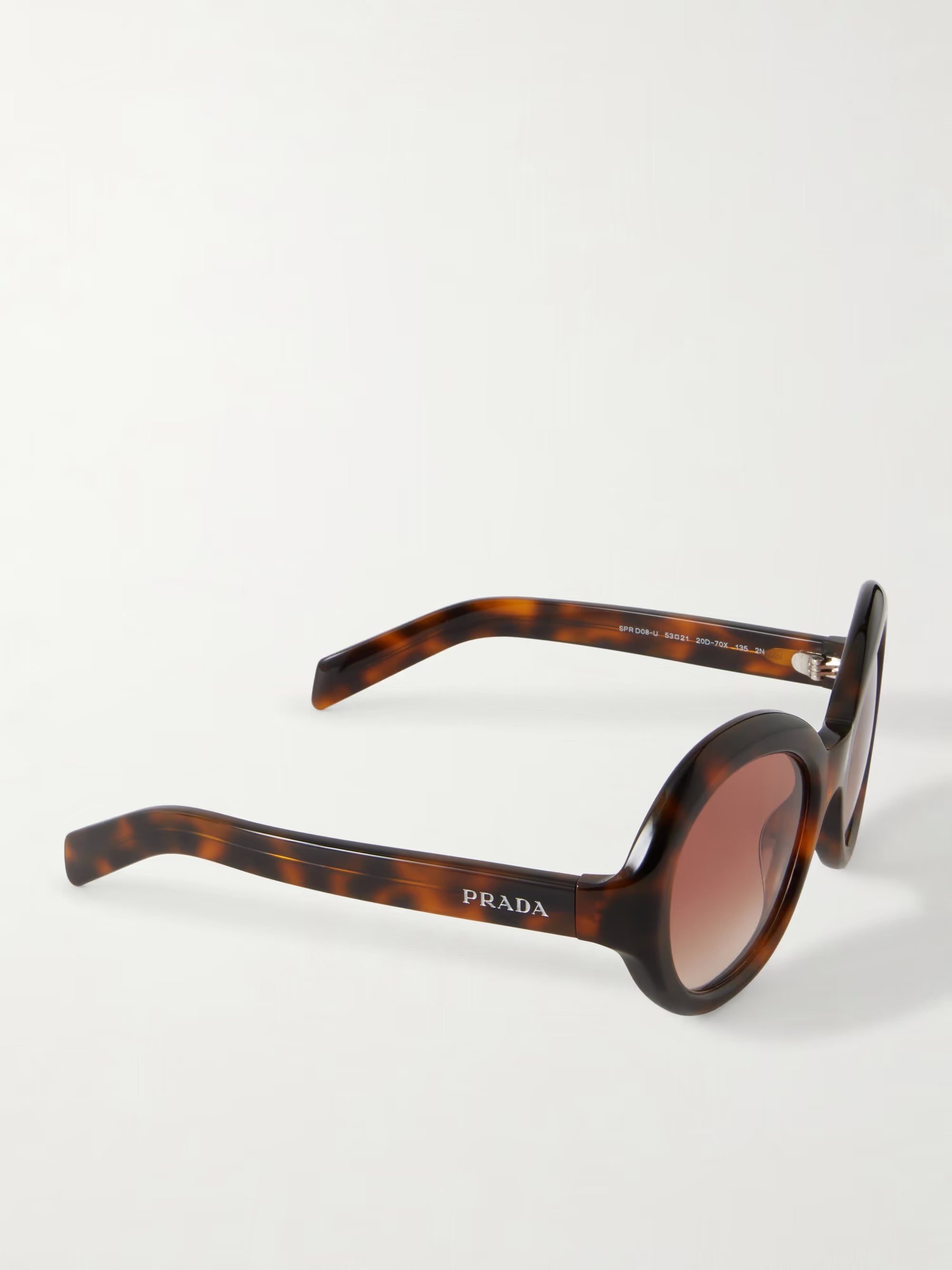Round-frame Acetate Sunglasses
