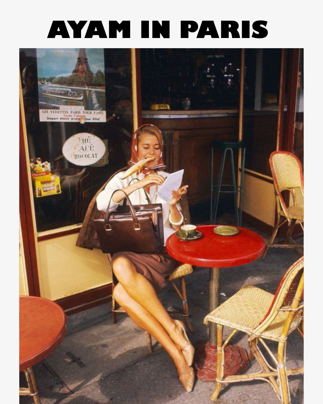 AYAM IN PARIS: CITY GUIDE