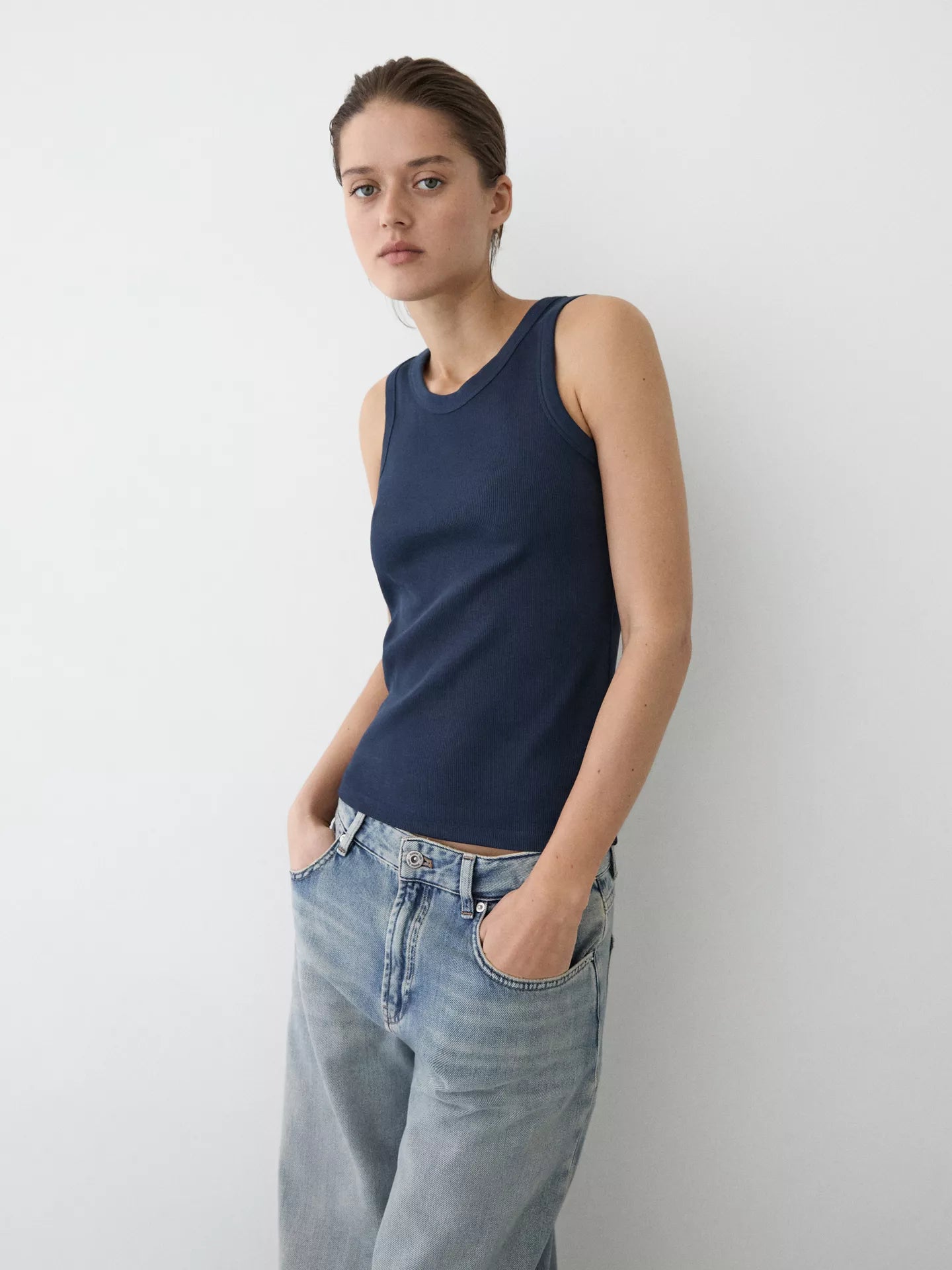 Cotton Sleeveless Top