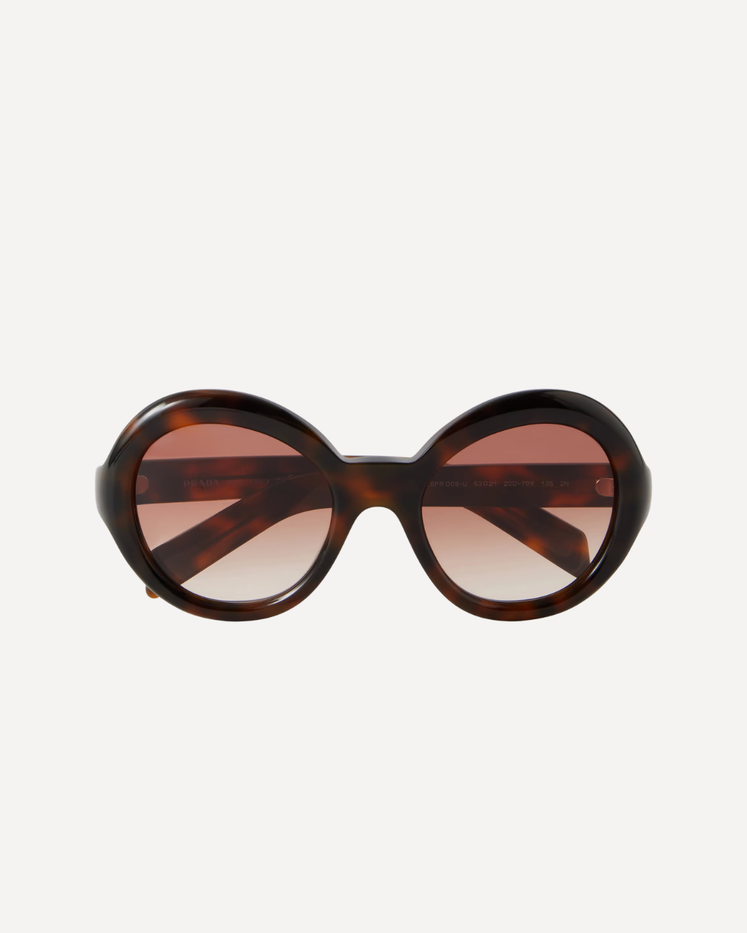 Round-frame Acetate Sunglasses