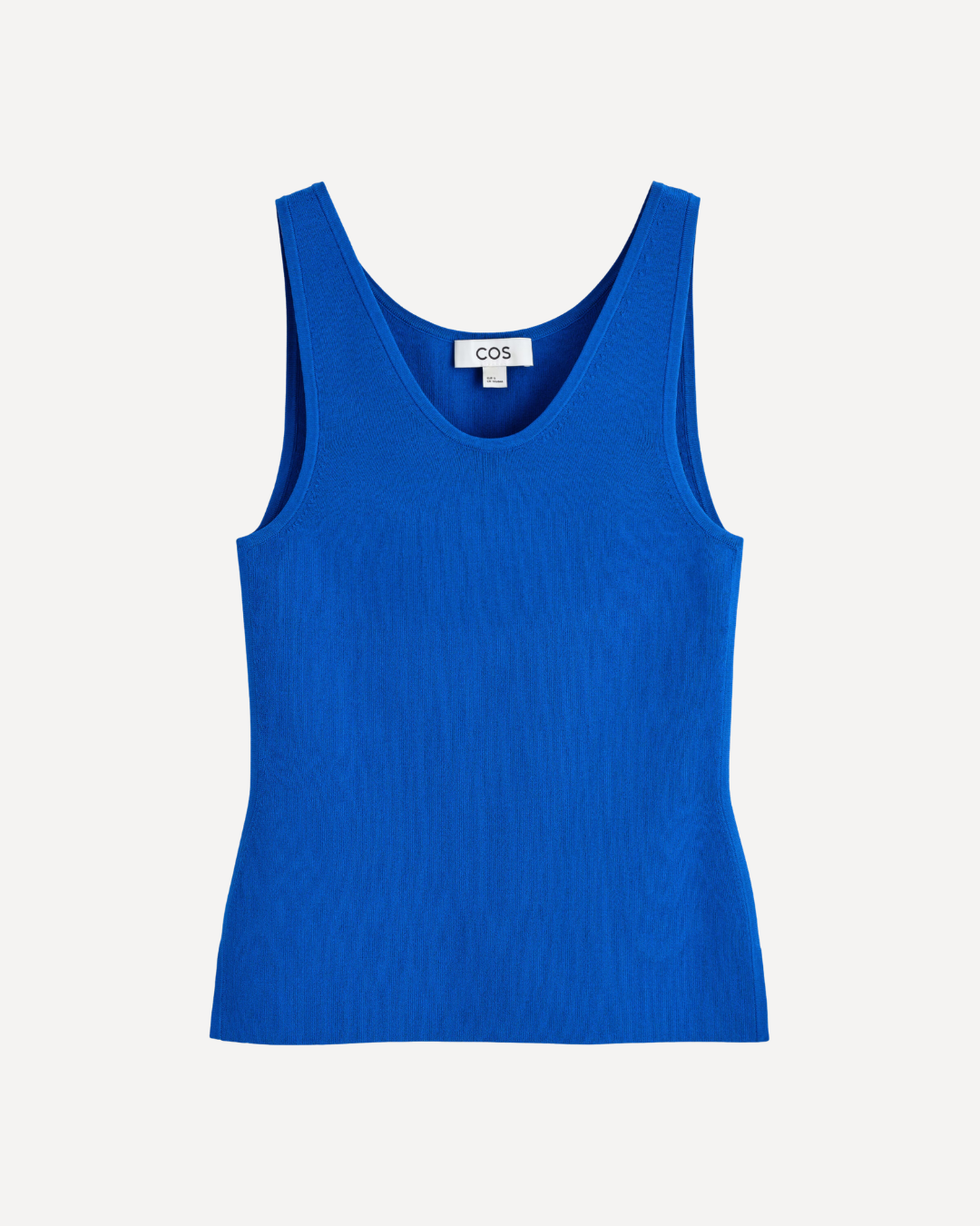 Knitted Scoop Neck Tank Top
