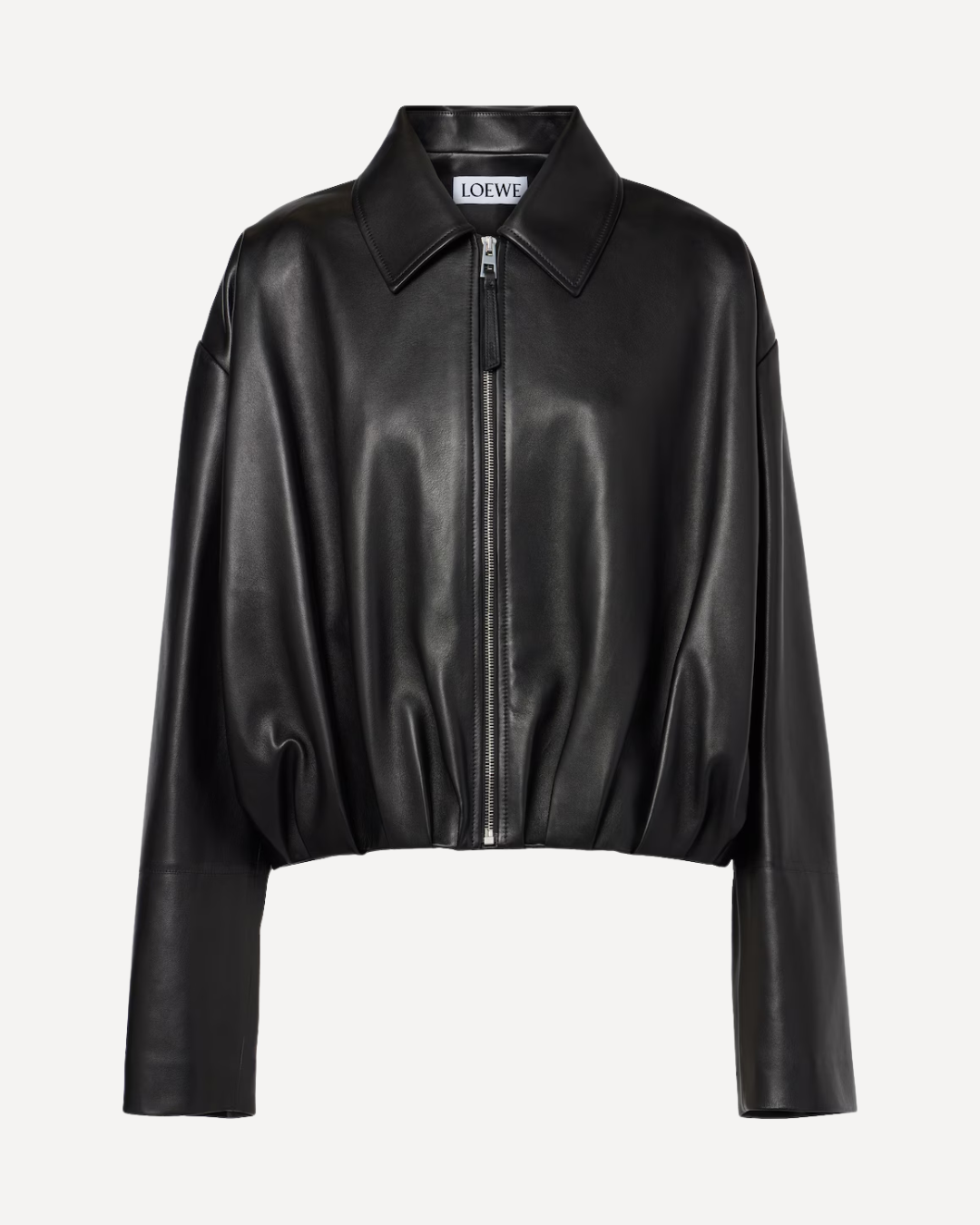 Leather Bomber Jacket