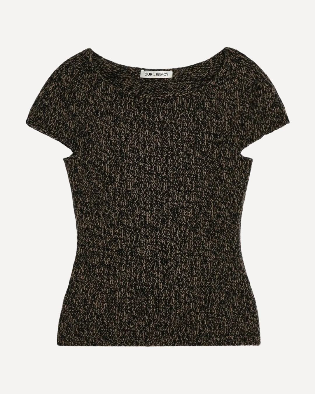 Brown Sculpt Top