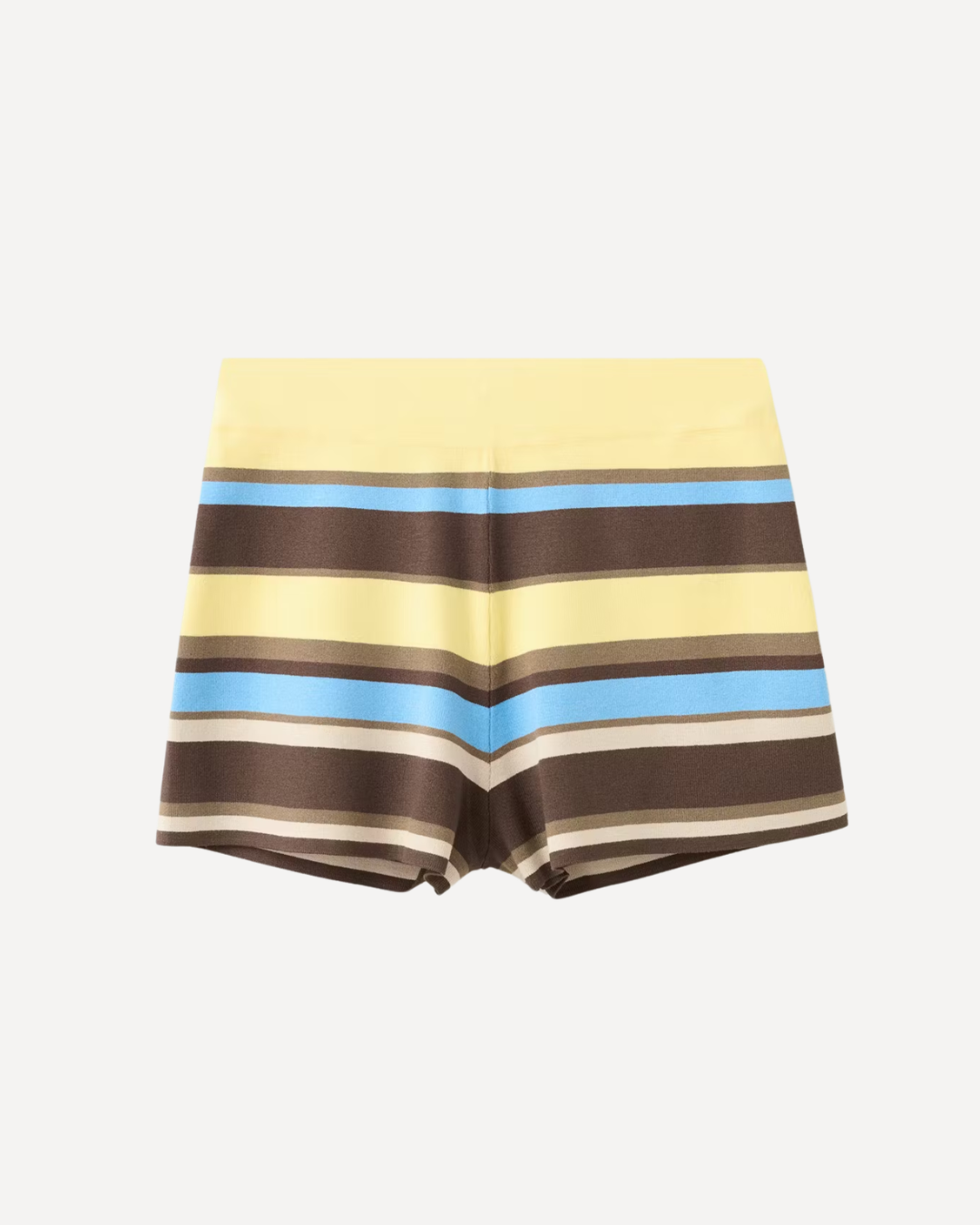 Striped Snitted Shorts