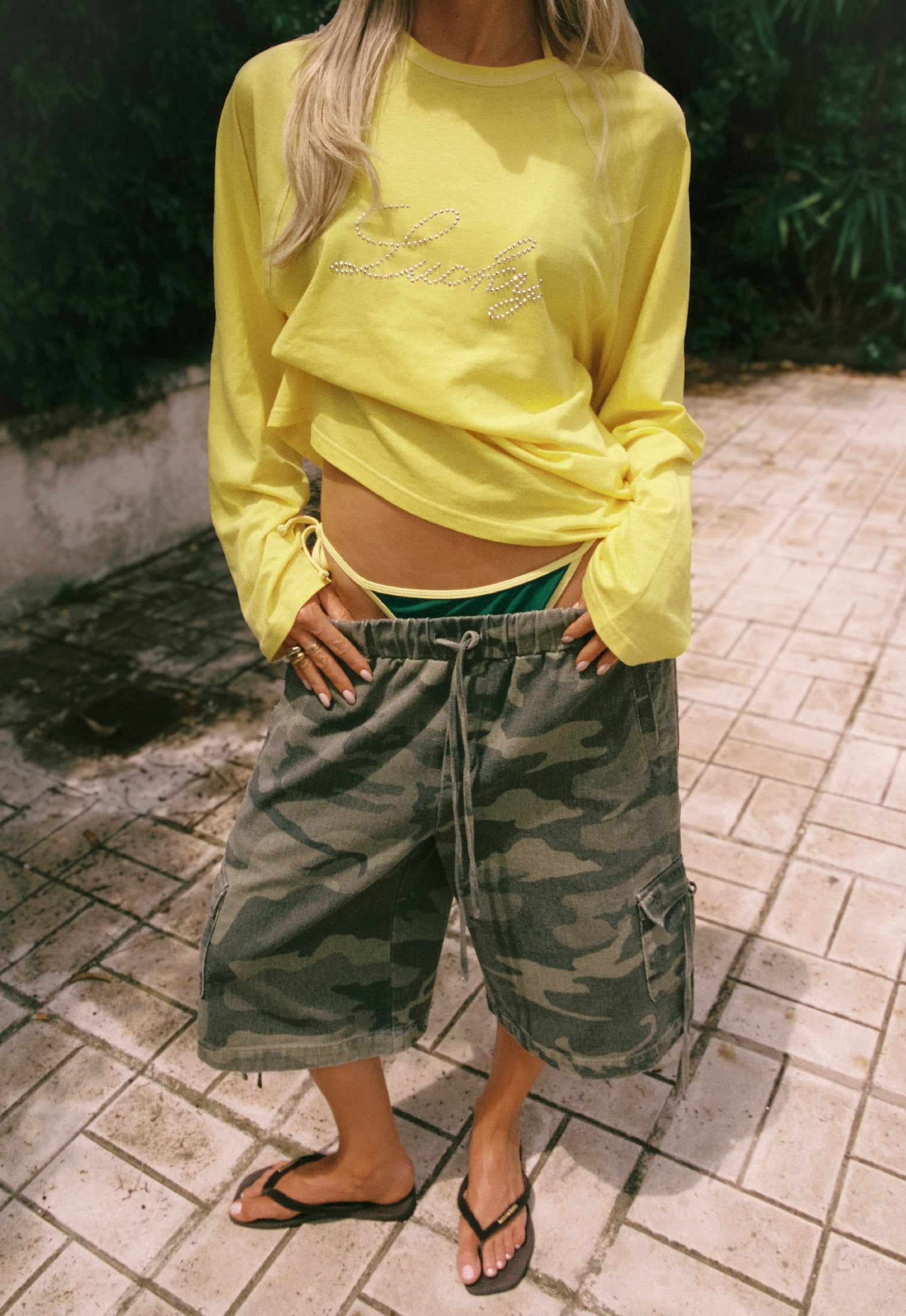 Loose Camo Cargo Trousers