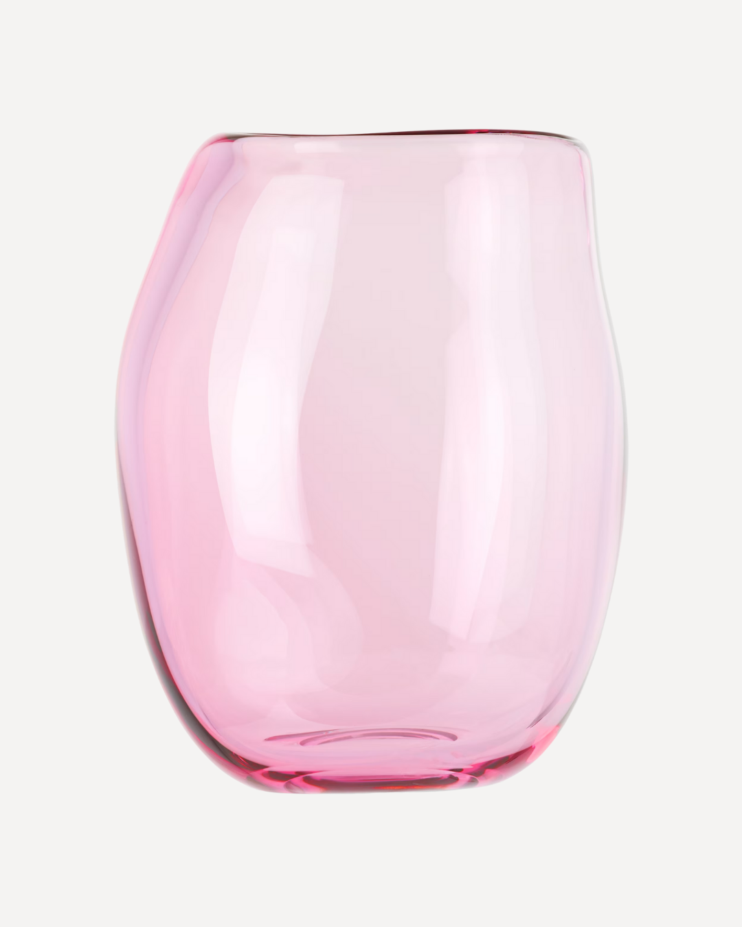 Pink Addled Short Glass