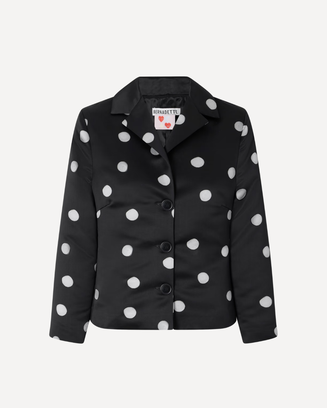 Polka Dot Satin Jacket