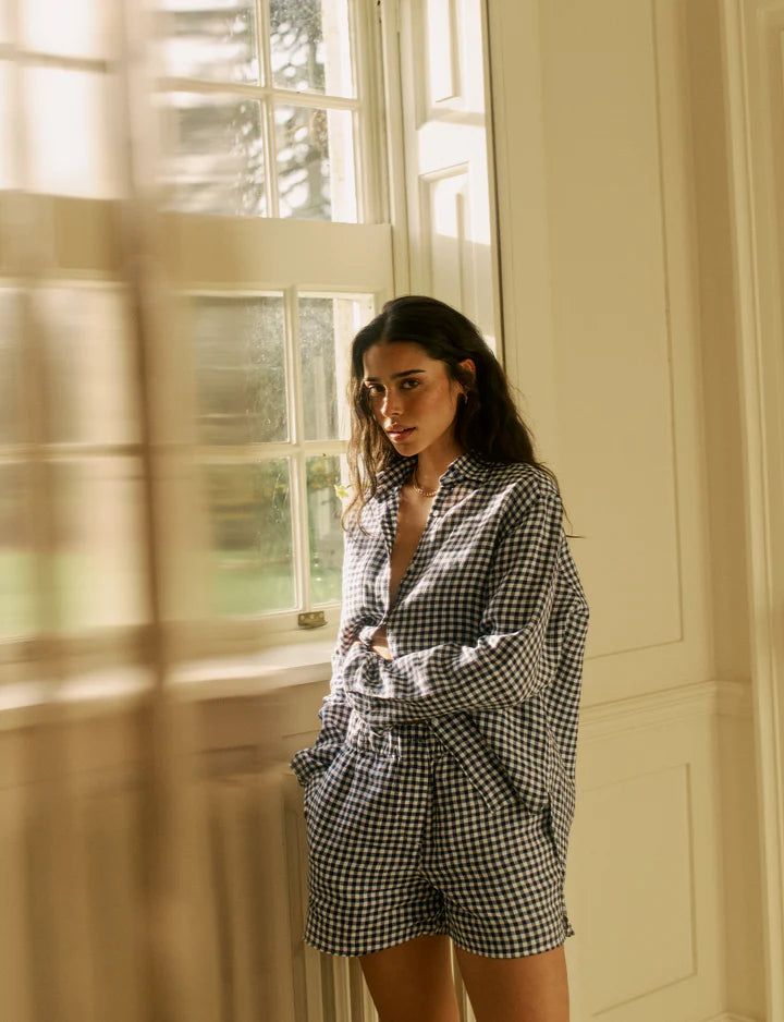 Linen Gingham Set