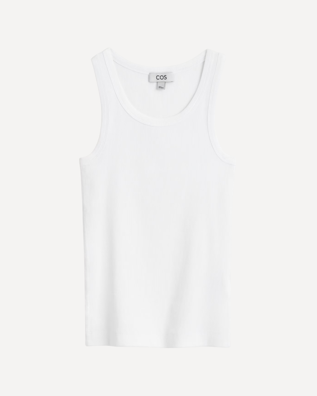Ribbed Cotton Tank Top