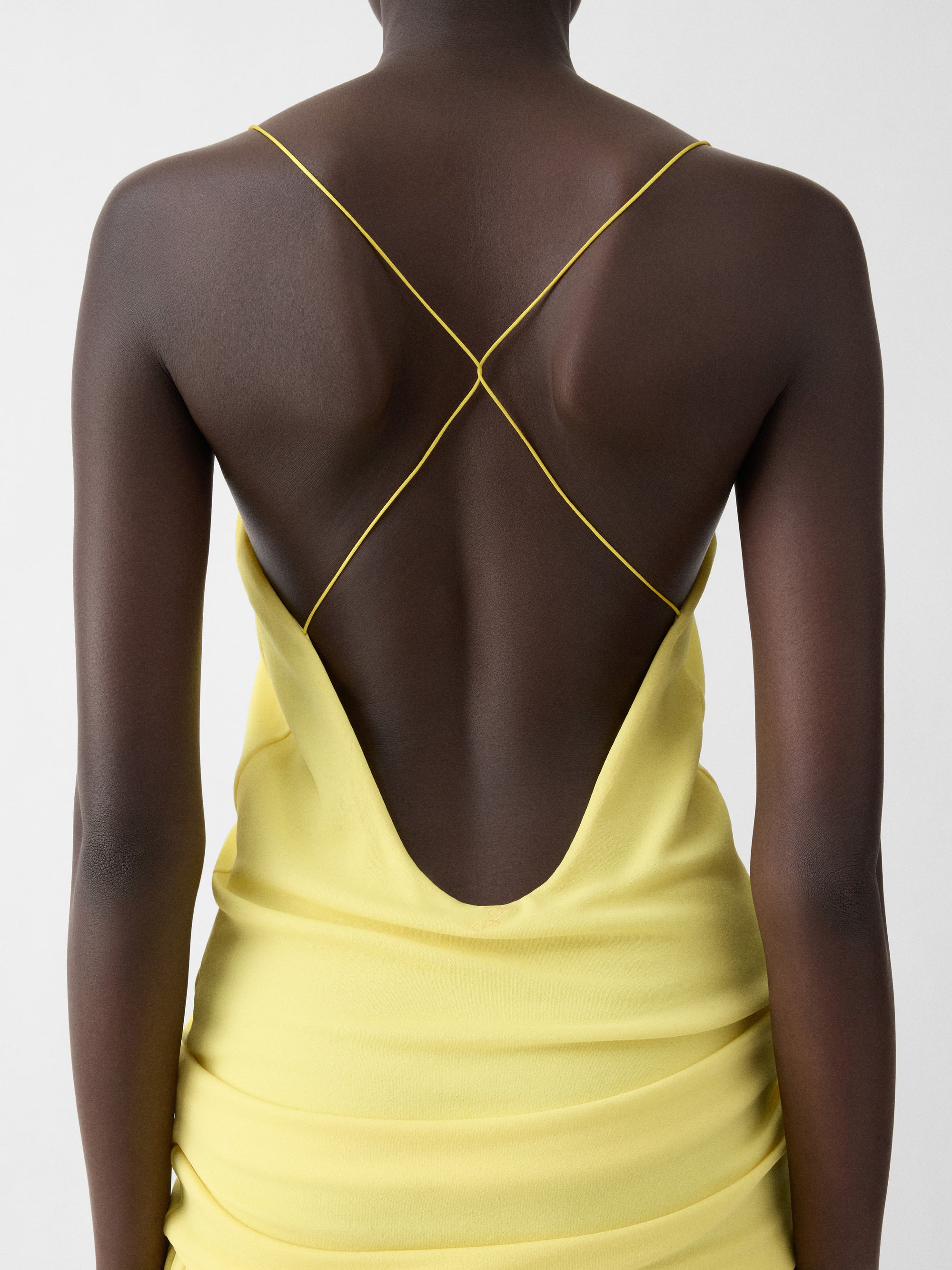 Abiha Yellow Dress