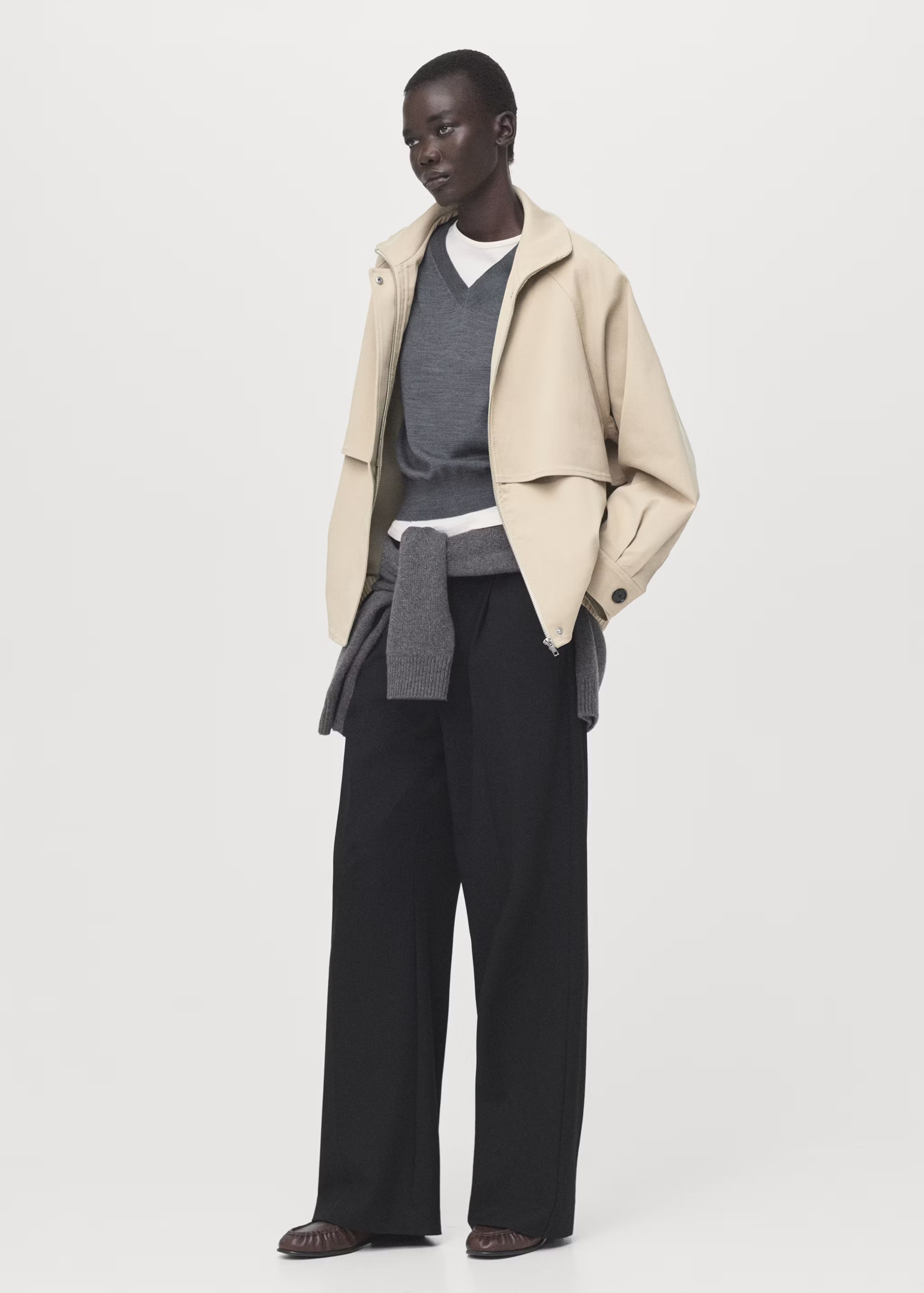 Cotton Jacket with Pockets