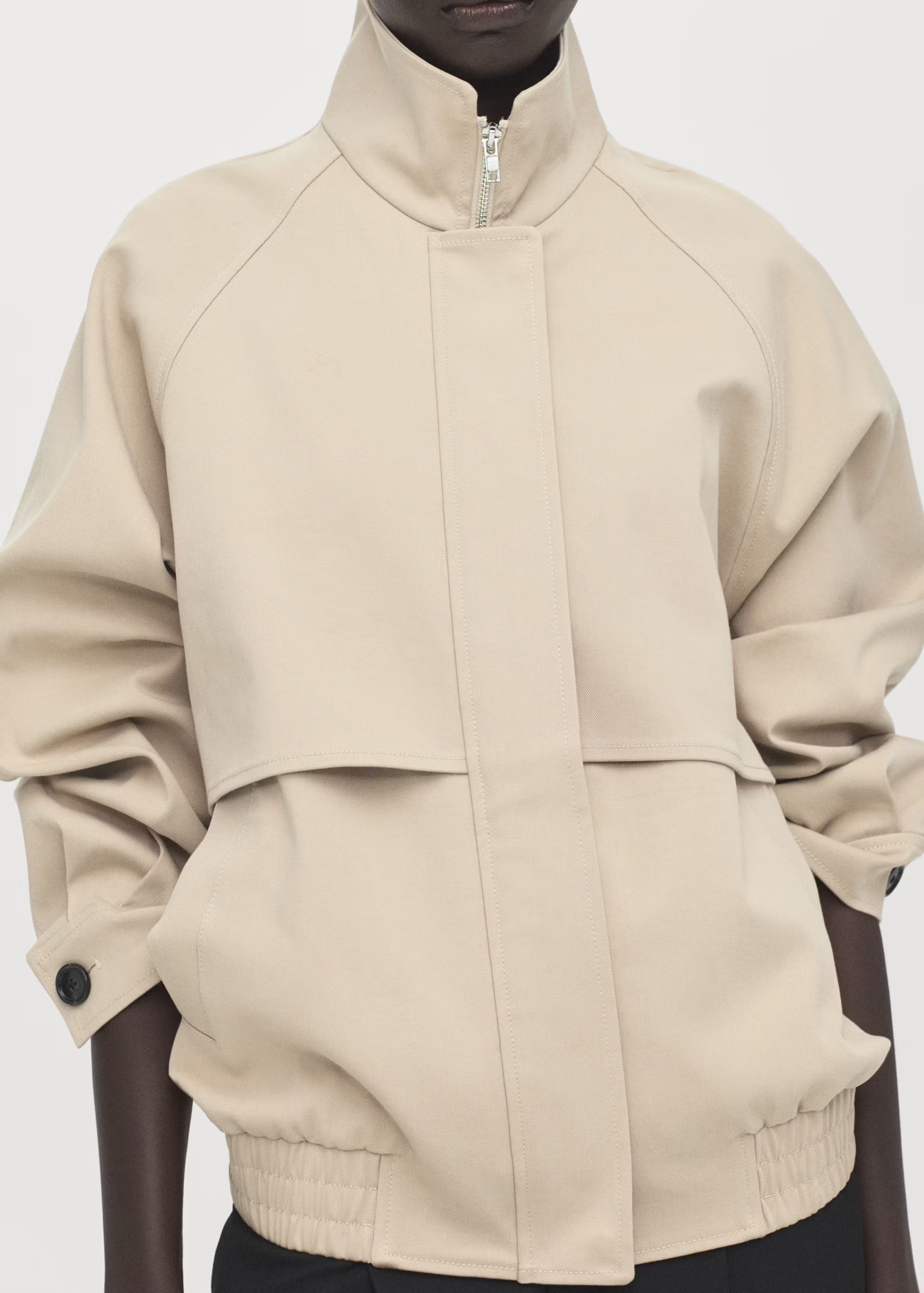 Cotton Jacket with Pockets