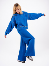 Electric Blue Knitted Set