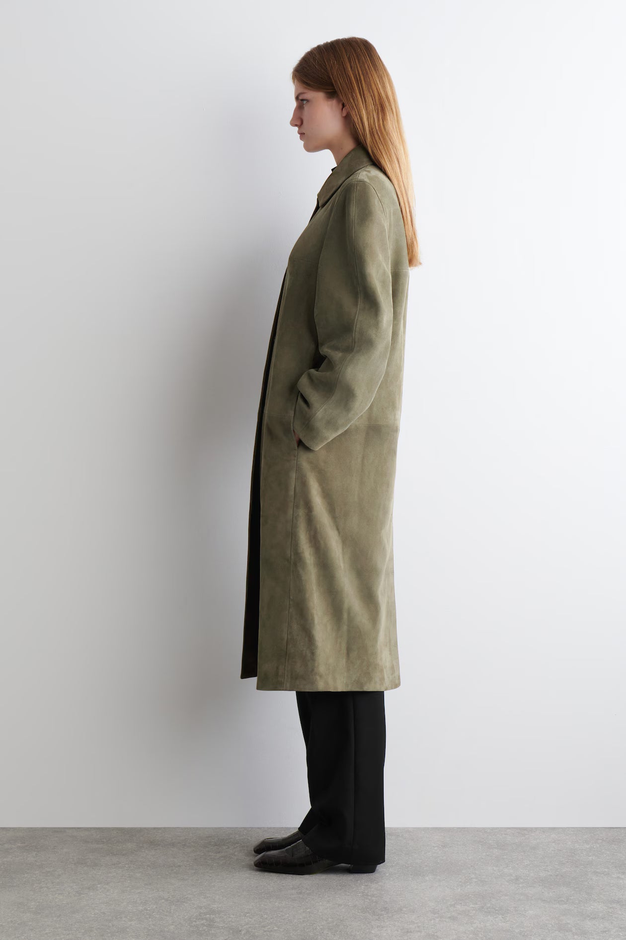 Long Suede Coat