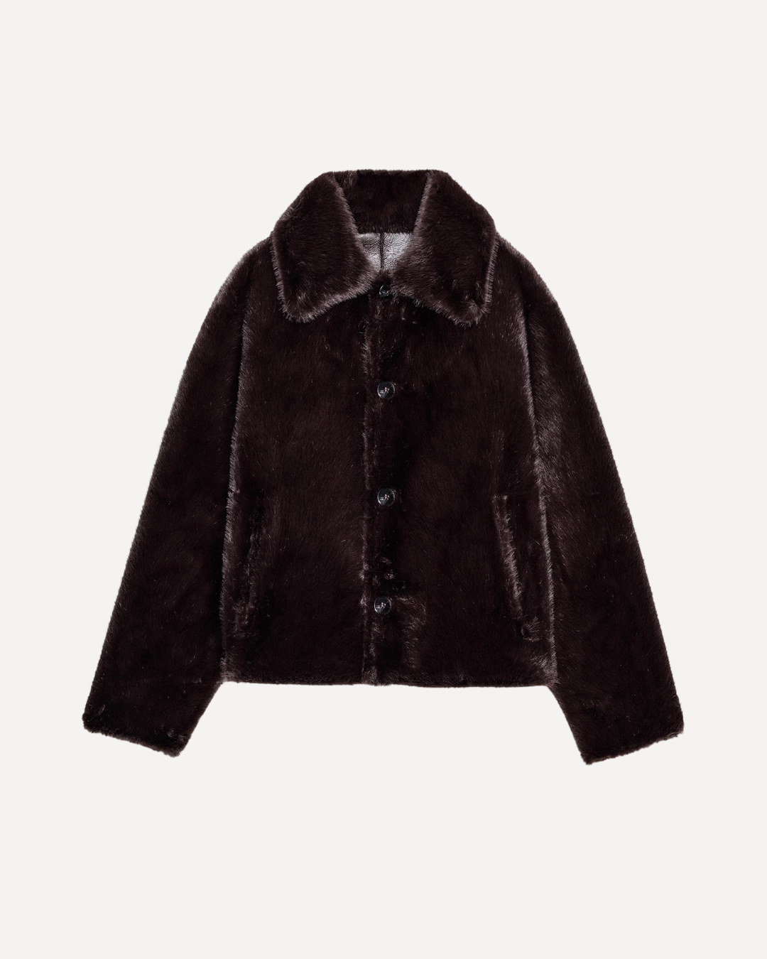 Reversible Faux Leather Jacket