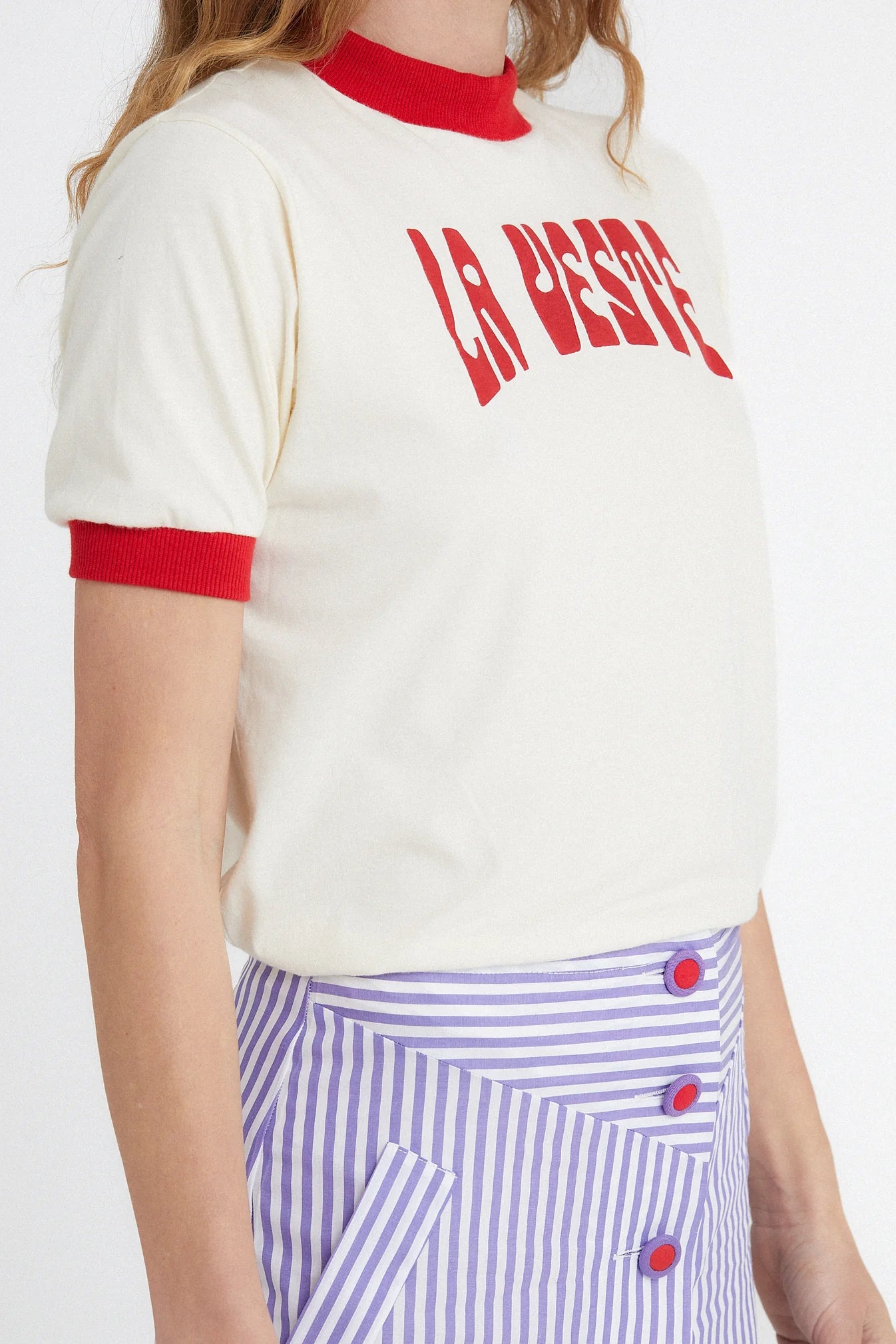 Ringer T-Shirt Red