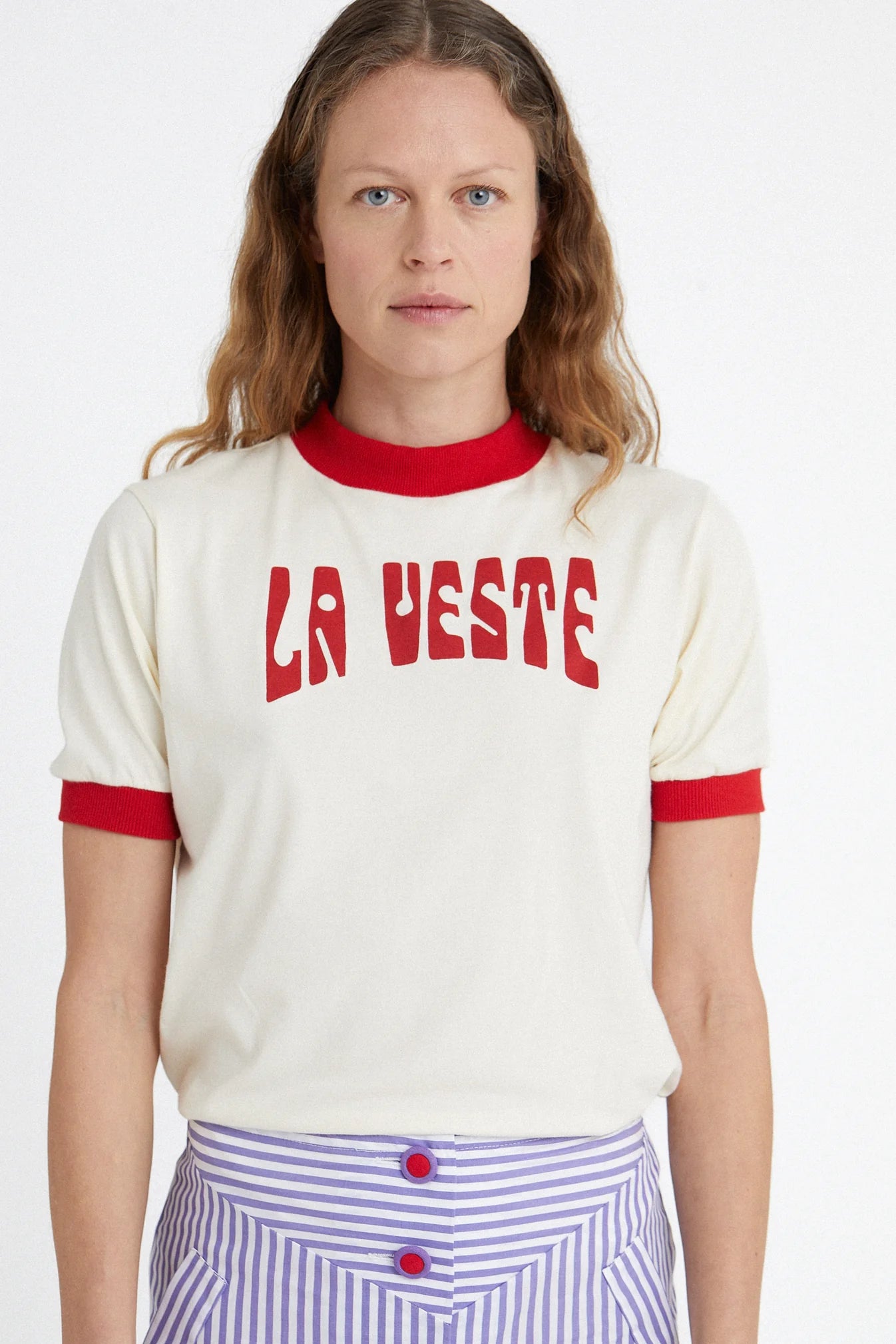 Ringer T-Shirt Red