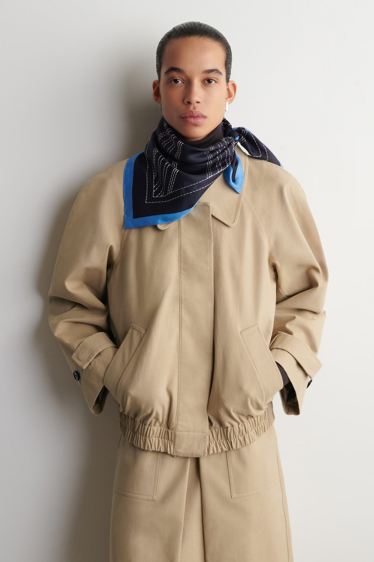 Cotton Blouson Jacket