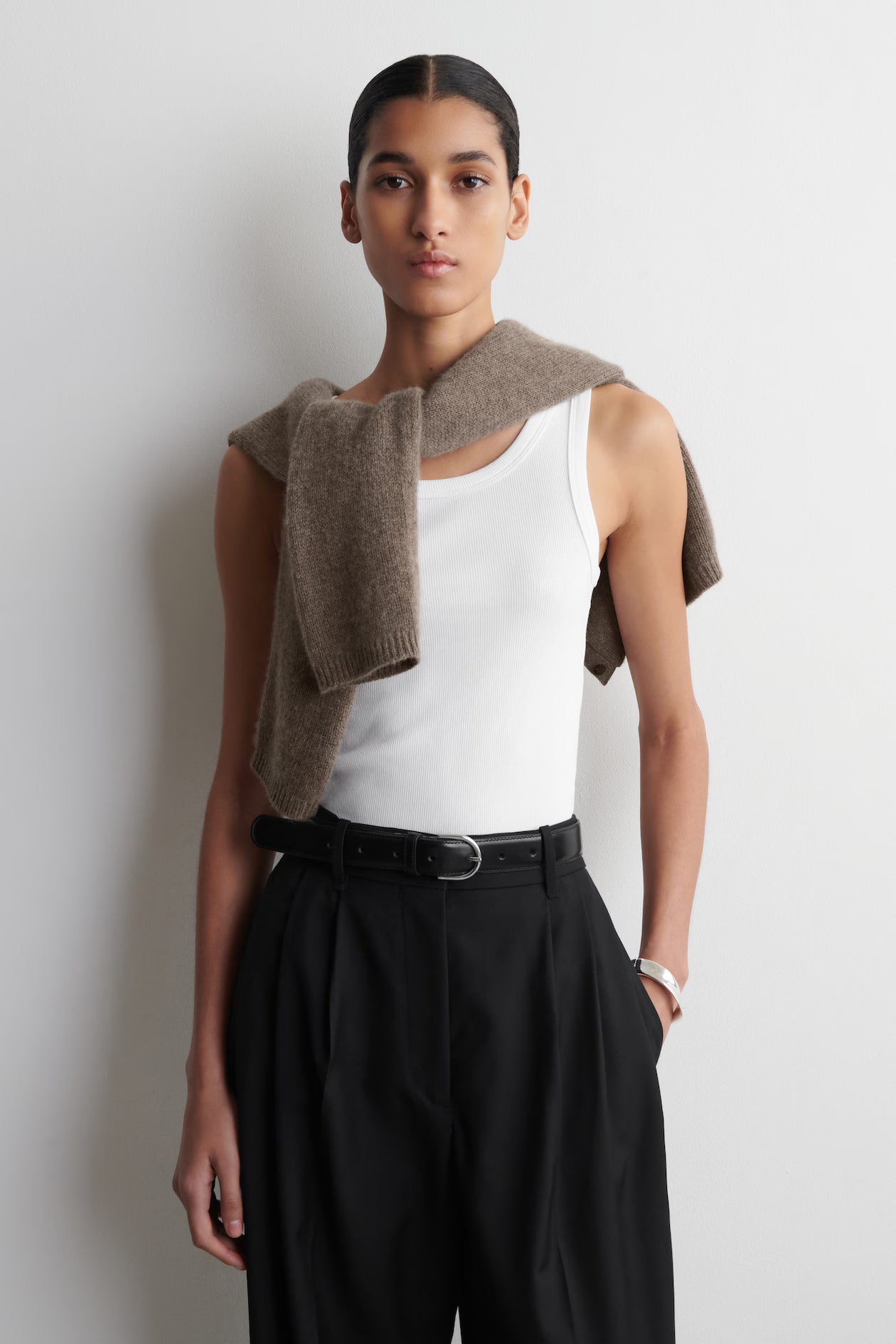 Ribbed Cotton Tank Top