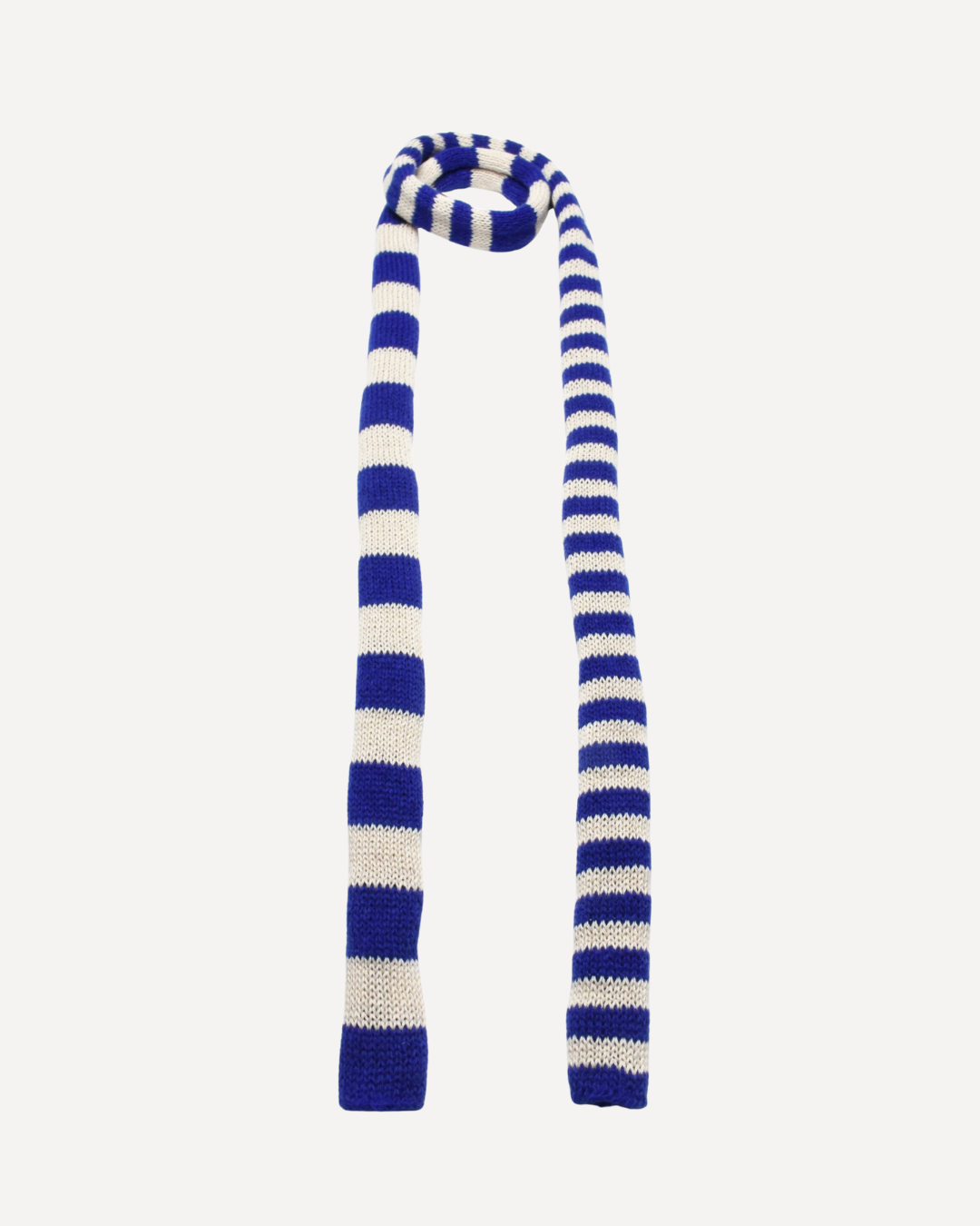 Navy Striped Scarf