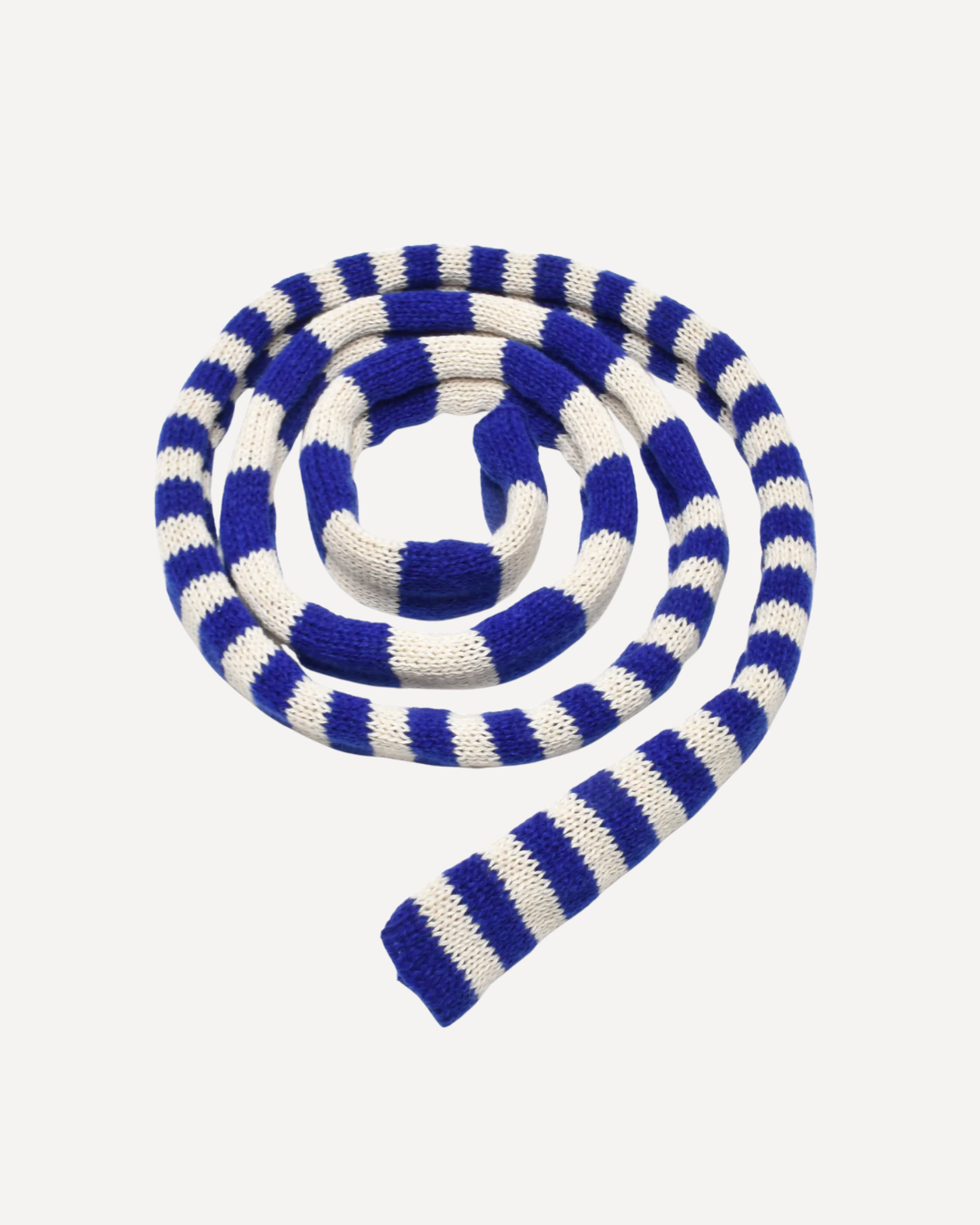 Navy Striped Scarf