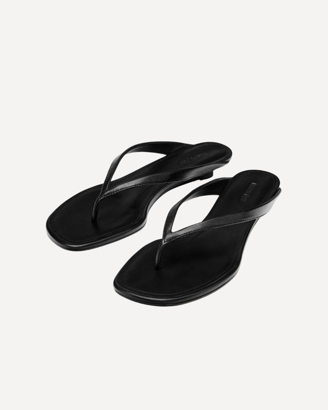Mid-Heeled Thong Sandals