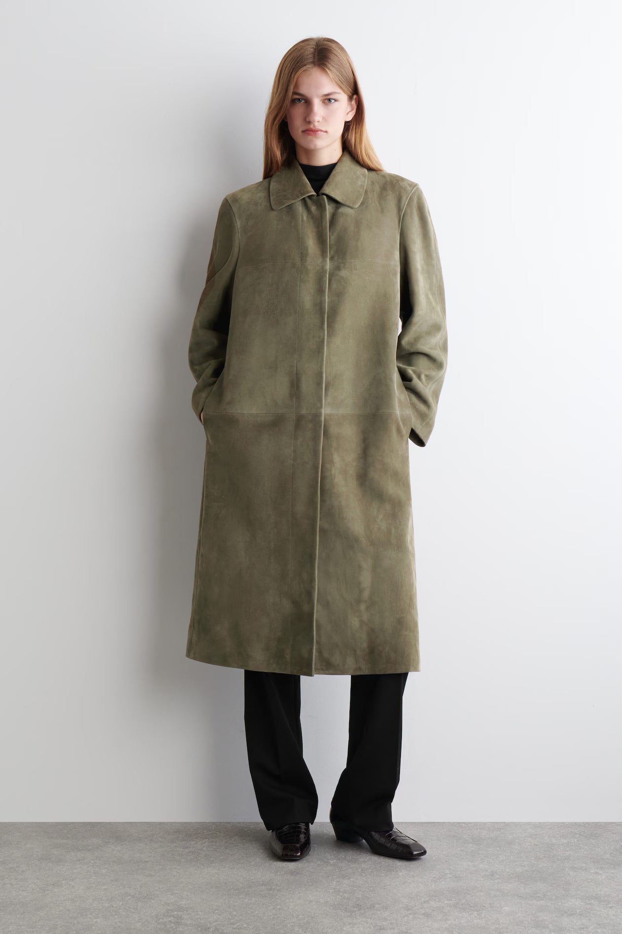 Long Suede Coat