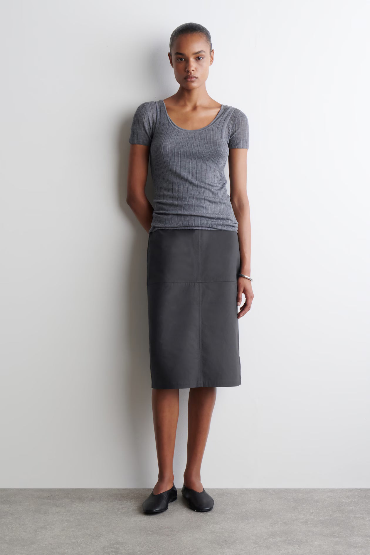Cotton Pencil Skirt