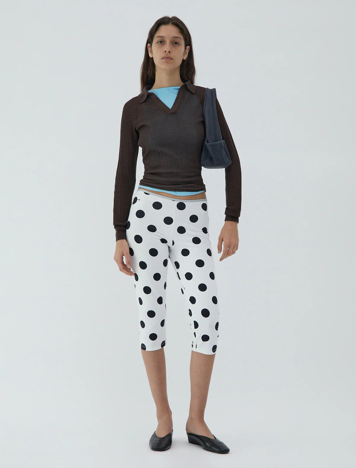 Polka Dot Capri Pants