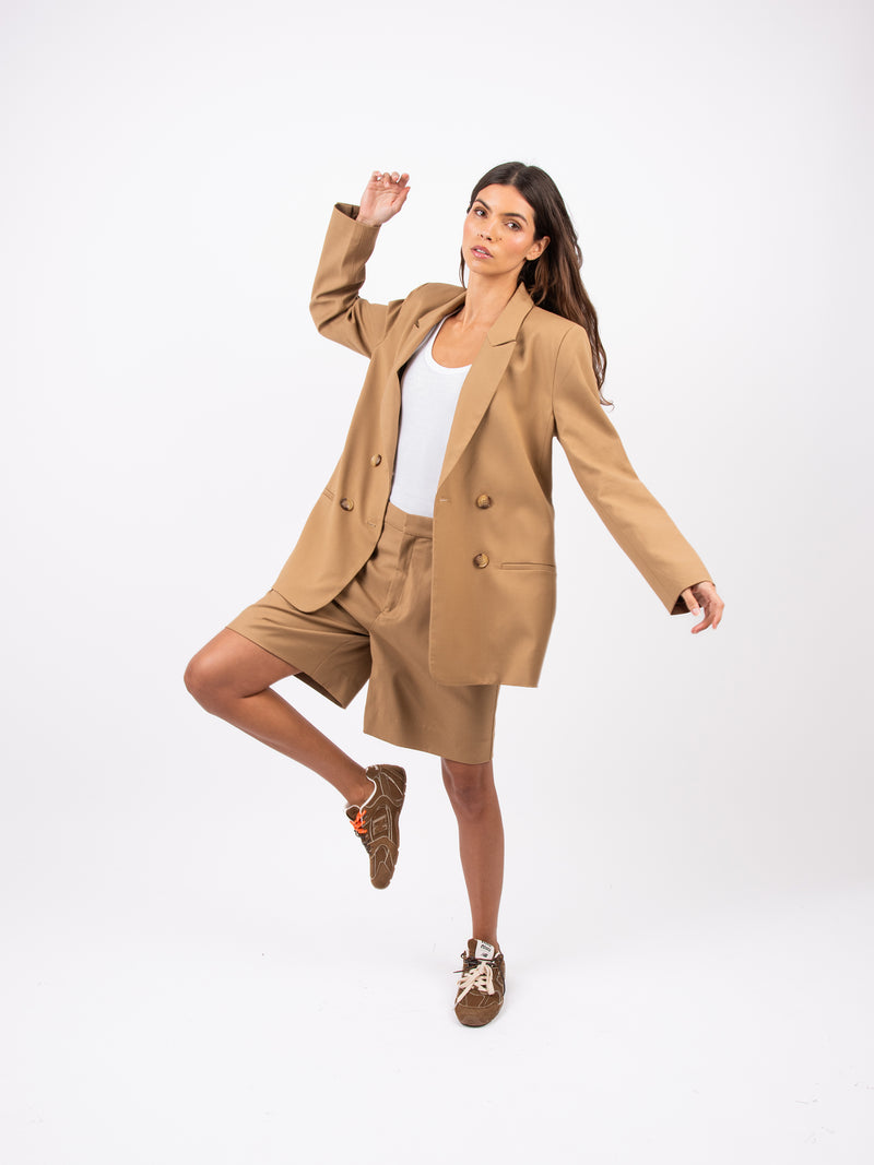 Oversized Blazer & Shorts Set