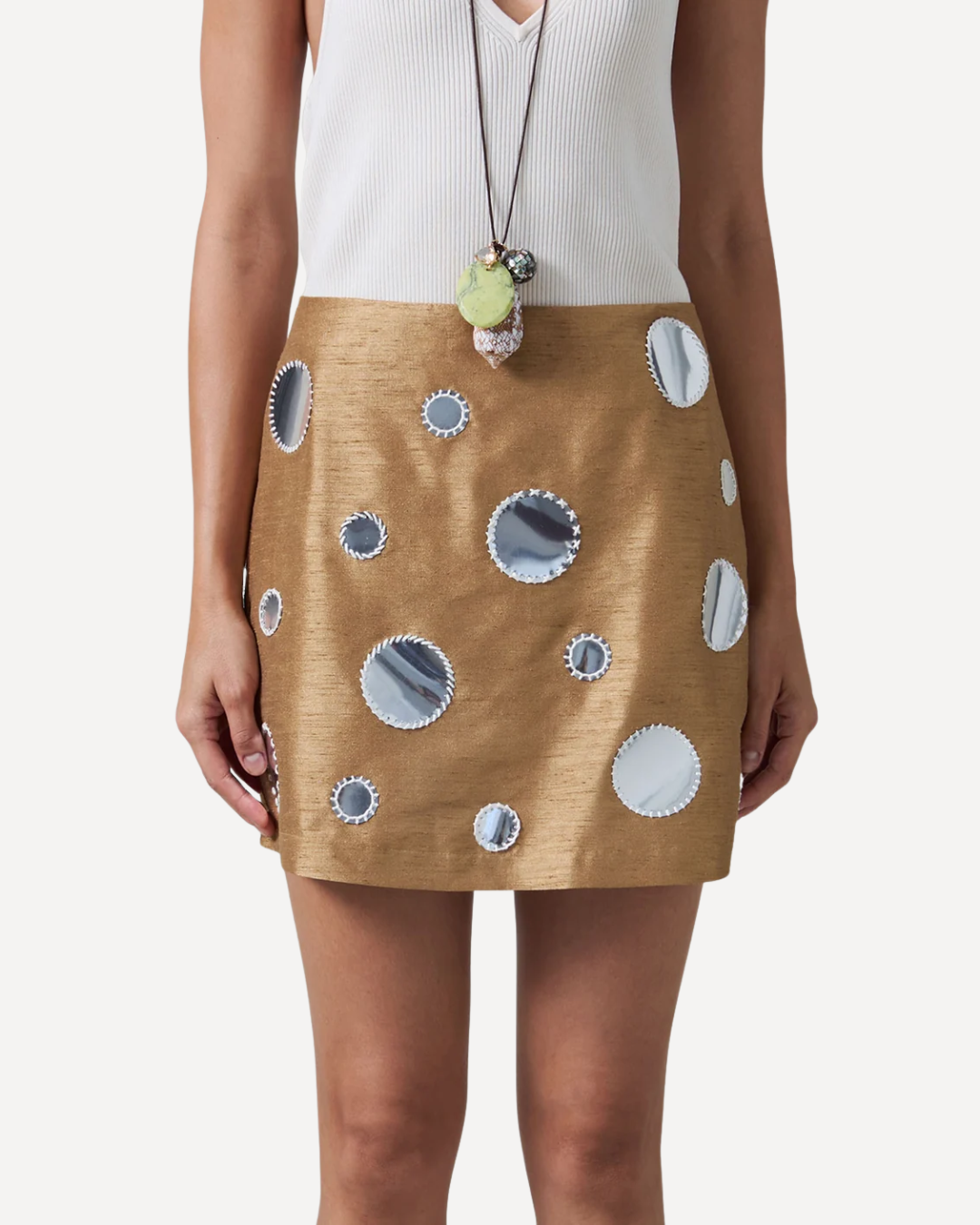 Mirror Mini Skirt