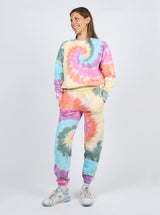 BiKind handmade tie dye sunny tracksuit jogger and sweater set