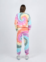 BiKind handmade tie dye sunny tracksuit jogger and sweater set