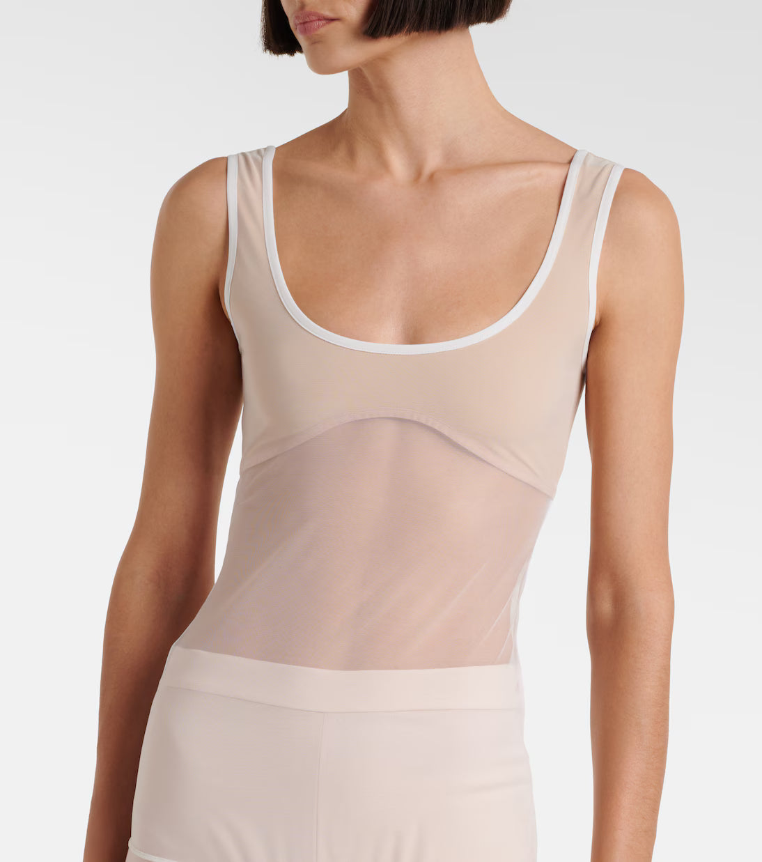 Semi-Sheer Tank Top