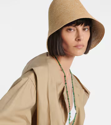 Woven Cloche Hat